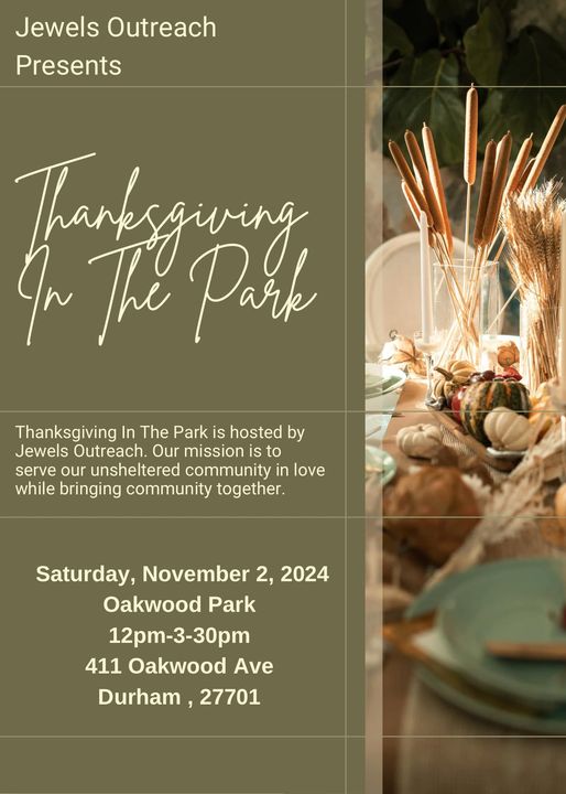 Thanksgiving in the Park 2024